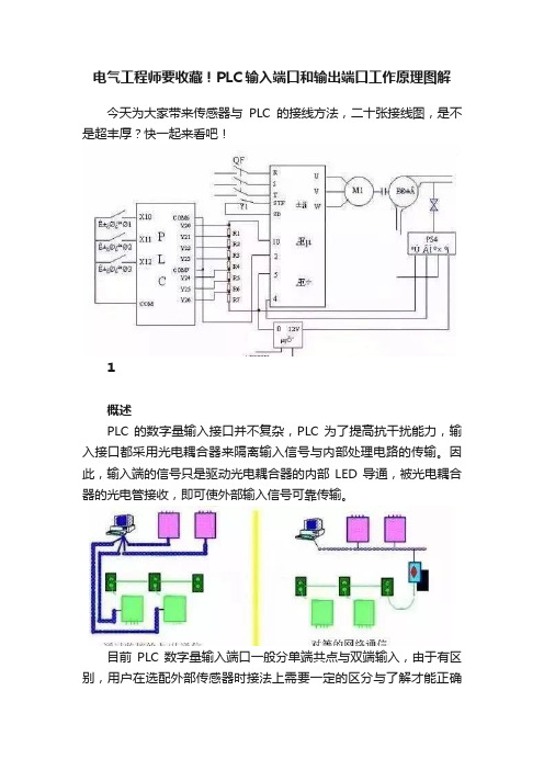 电气工程师要收藏！PLC输入端口和输出端口工作原理图解