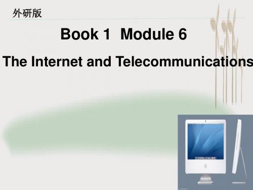 外研版高中英语必修一《Module 6 The Internet and Telecommunications》课件设计