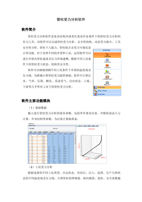 管柱受力分析软件PSA