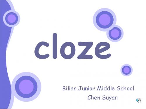 cloze test