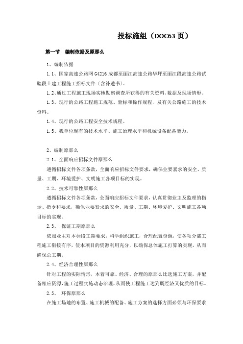 投标施组(DOC63页)