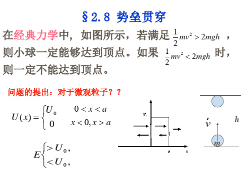 §2.8势垒贯穿解读