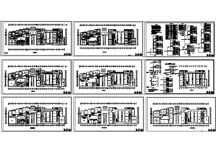 秦淮某幼儿园全套电气cad设计施工图