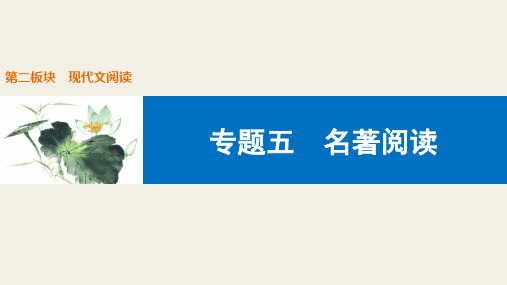 2019届中考语文一轮复习课件：专题五  名著阅读(共62张PPT)