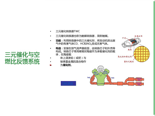 元催化、氧传感器、空燃比反馈控制