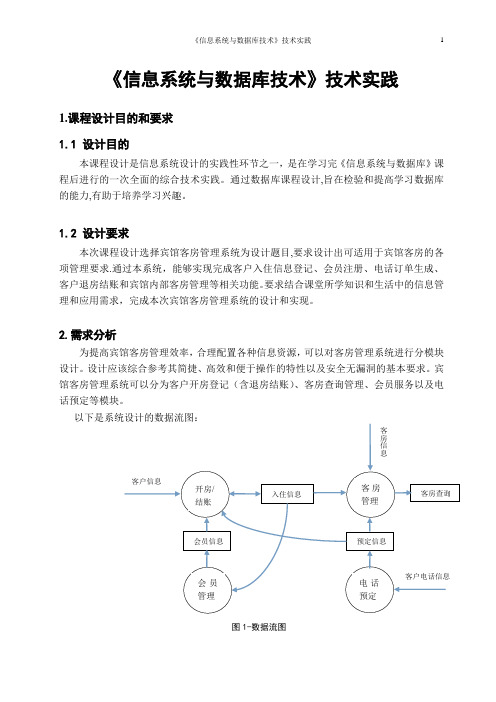 宾馆客房管理系统