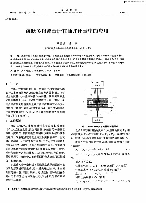 海默多相流量计在油井计量中的应用