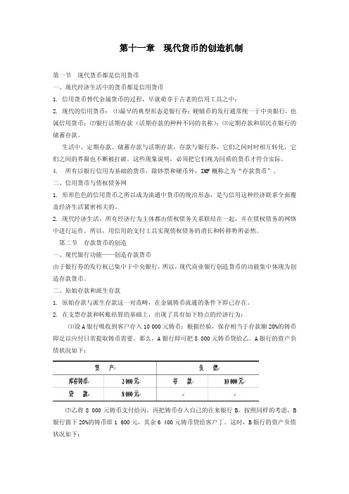 现代货币的创造机制