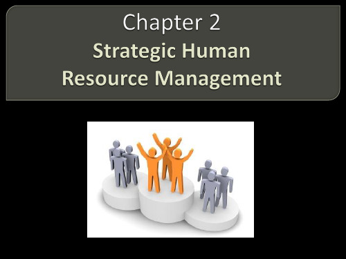 人力资源管理专业英语chapter 2 Strategic Human Resource Management