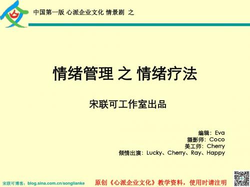 情绪管理之情绪疗法(情景剧)2故意为难我吗-宋联可工作室出品