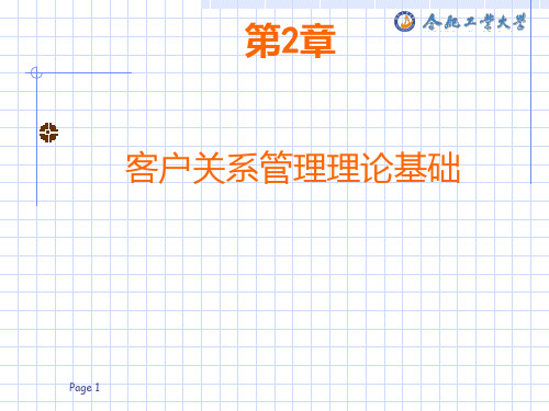 第二章--客户关系管理理论基础PPT课件