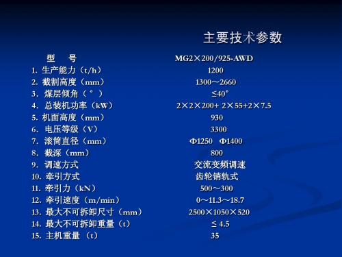 2B煤矿机械化装备(采煤机,掘进机,破碎机,液压支架)