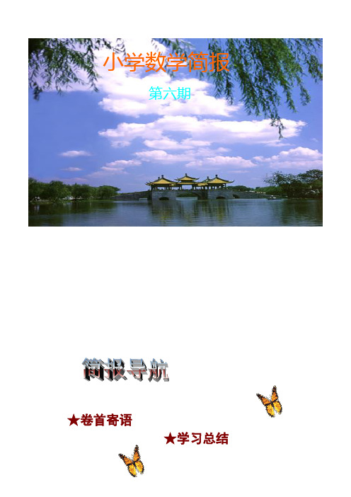 小学数学简报
