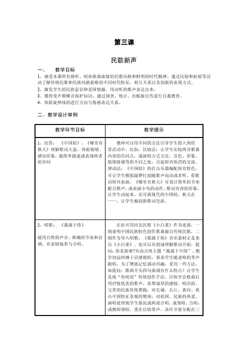 民歌新声——精选推荐