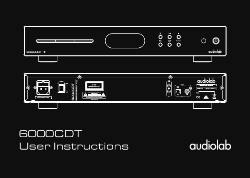 6000CDT型号的产品说明书