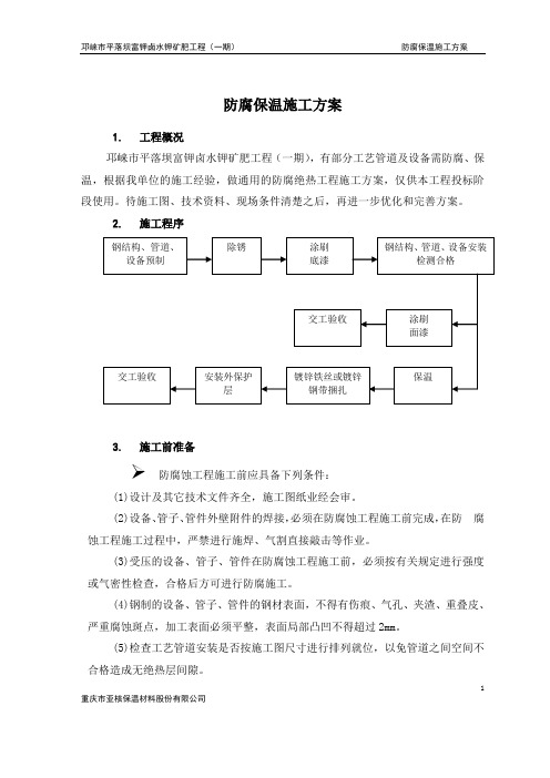 防腐保温施工方案