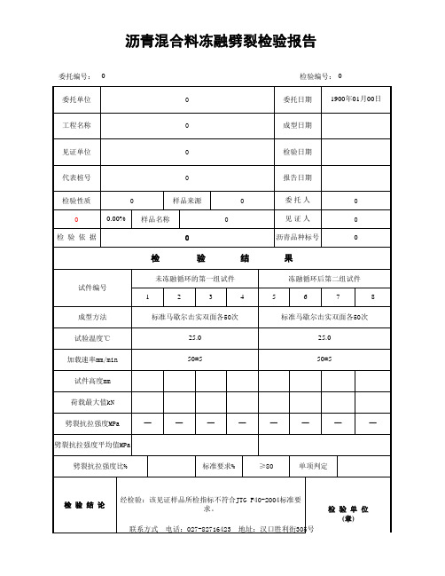 08114冻融劈裂