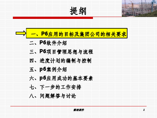 《p6与项目管理》