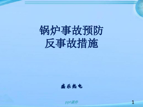 锅炉二十五项反措及事故预防  ppt课件