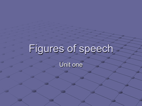 英语写作 Figures of speech