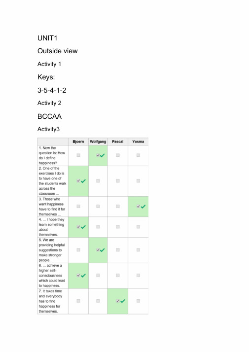 新标准大学英语视听说教程3(第二版)答案