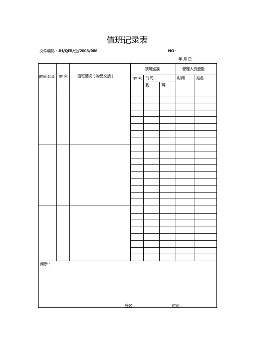 值班记录表_2