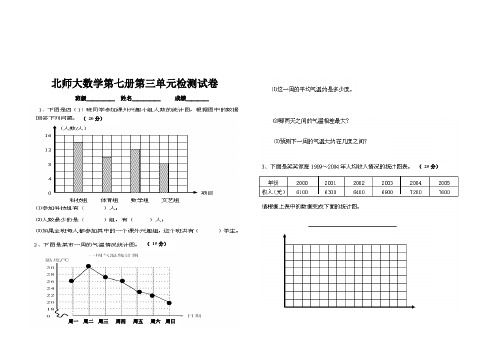 北师大数学四年级上第八单元检测试卷