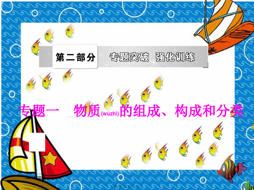 中考化学总复习第二部分专题突破专题一物质的组成、构成和分类