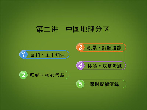 【备考2014】高考地理一轮 4.2.2 中国地理分区课件 中图版必修4