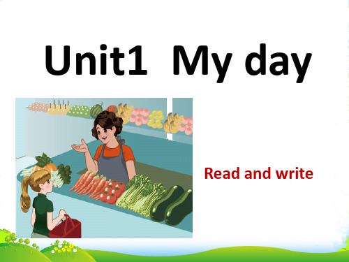 pep(人教)五年级英语下册 Unit 1 B Read and write (2) 优质课件 