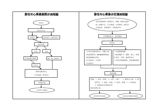 急性左心衰服务流程