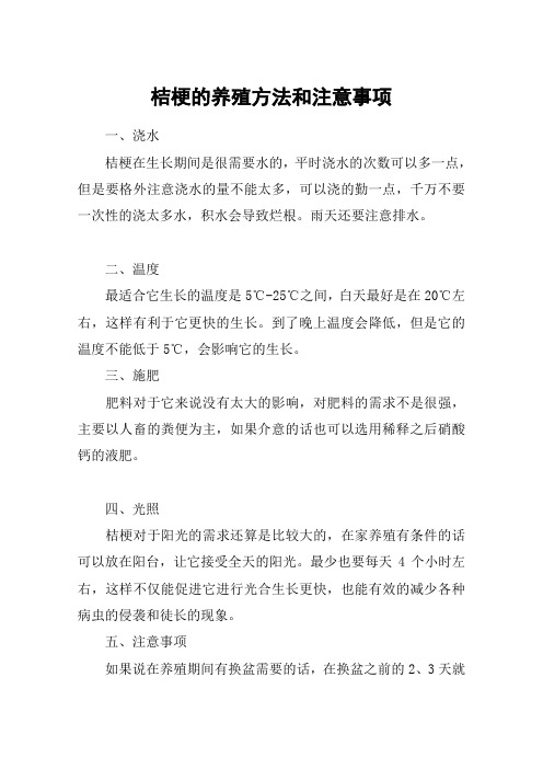 桔梗的养殖方法和注意事项_1