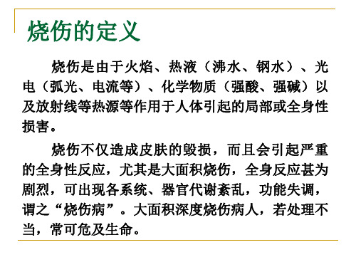 烧伤感染的实验室诊断PPT幻灯片