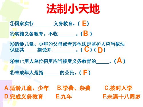 我有上学的权利课件