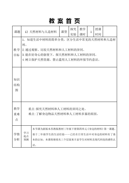 4--12天然材料与人造材料