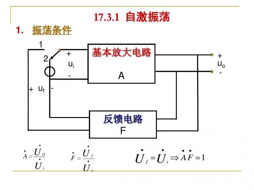 课题十一 振荡电路中的正反馈