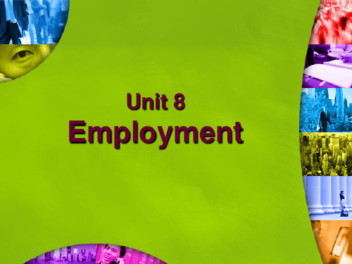 《商务英语课件》商英unit8employment