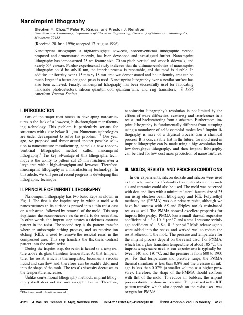 Nanoimprint Lithography