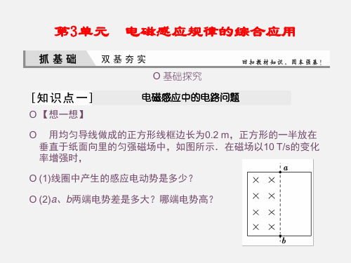 高考物理 一轮复习 10.3电磁感应规律的综合应用