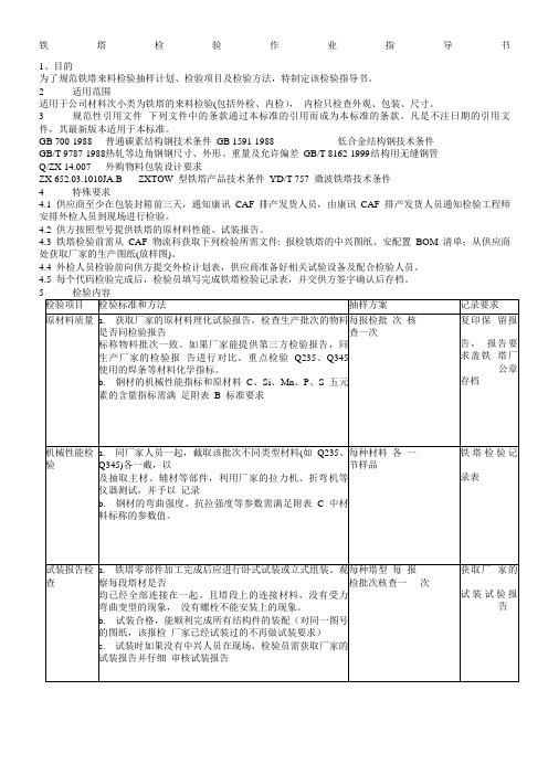 检验作业指导书(中兴)3