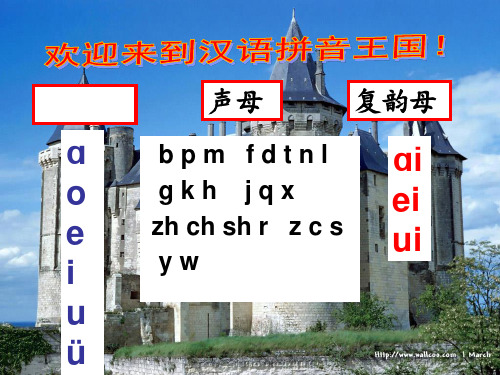 人教版汉语拼音aoouiu ppt课件