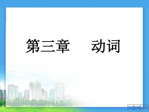 【中考英语】专题复习课件：动词(30张ppt)