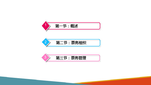 城市轨道交通票务组织概述