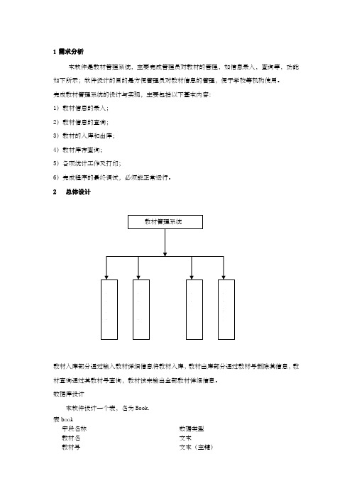 教材管理系统及其源代码