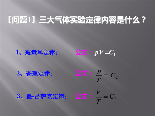 理想气体状态方程