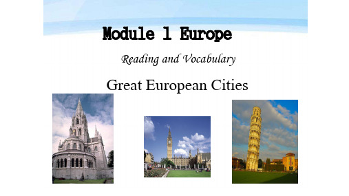 外研版必修三英语：Module1 Europe.  课件(共21张PPT)