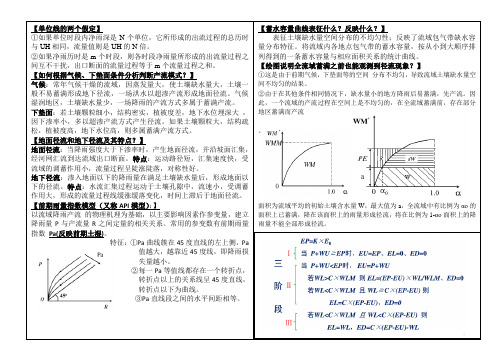 《水文预报》考试资料