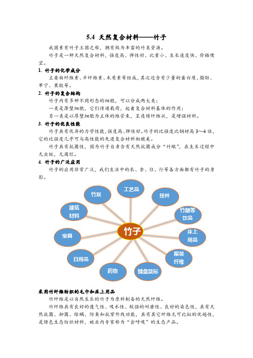 《材料与社会》 天然复合材料——竹子