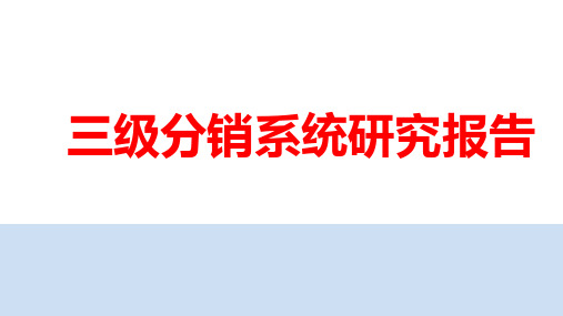 三级分销系统研究报告