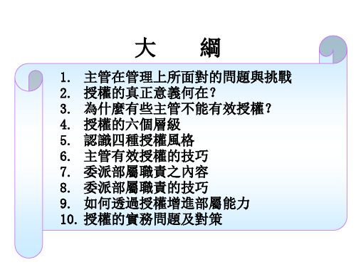 主管MTP3授权督导技巧2